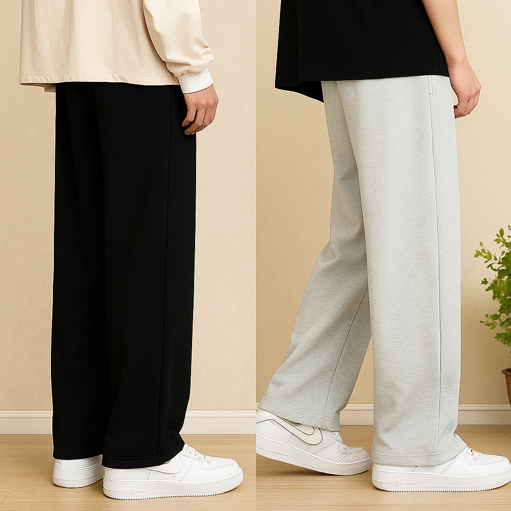 Men's Solid Drawstring Track Pant Combo of 2