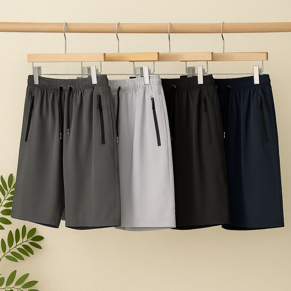 Combo of 3 Men's Stretchable Cotton Shorts