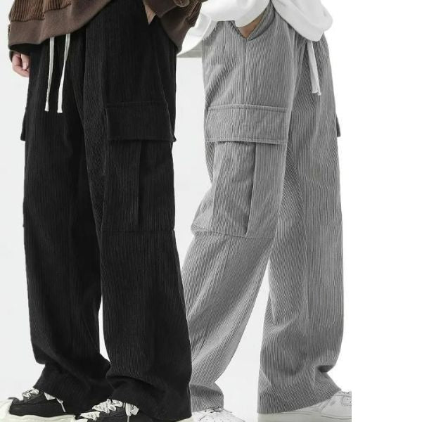 Men's Corduroy Cargo Pant Pack of 2